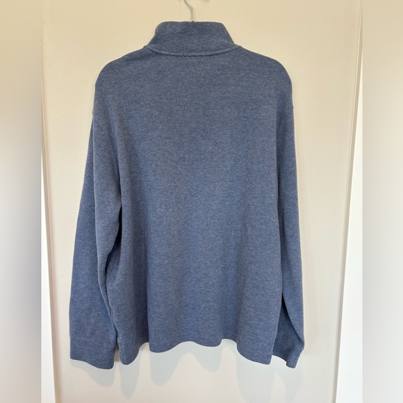 Polo by Ralph Lauren Heather Blue Quarter-Zip Sweatshirt - Picture 2 of 6